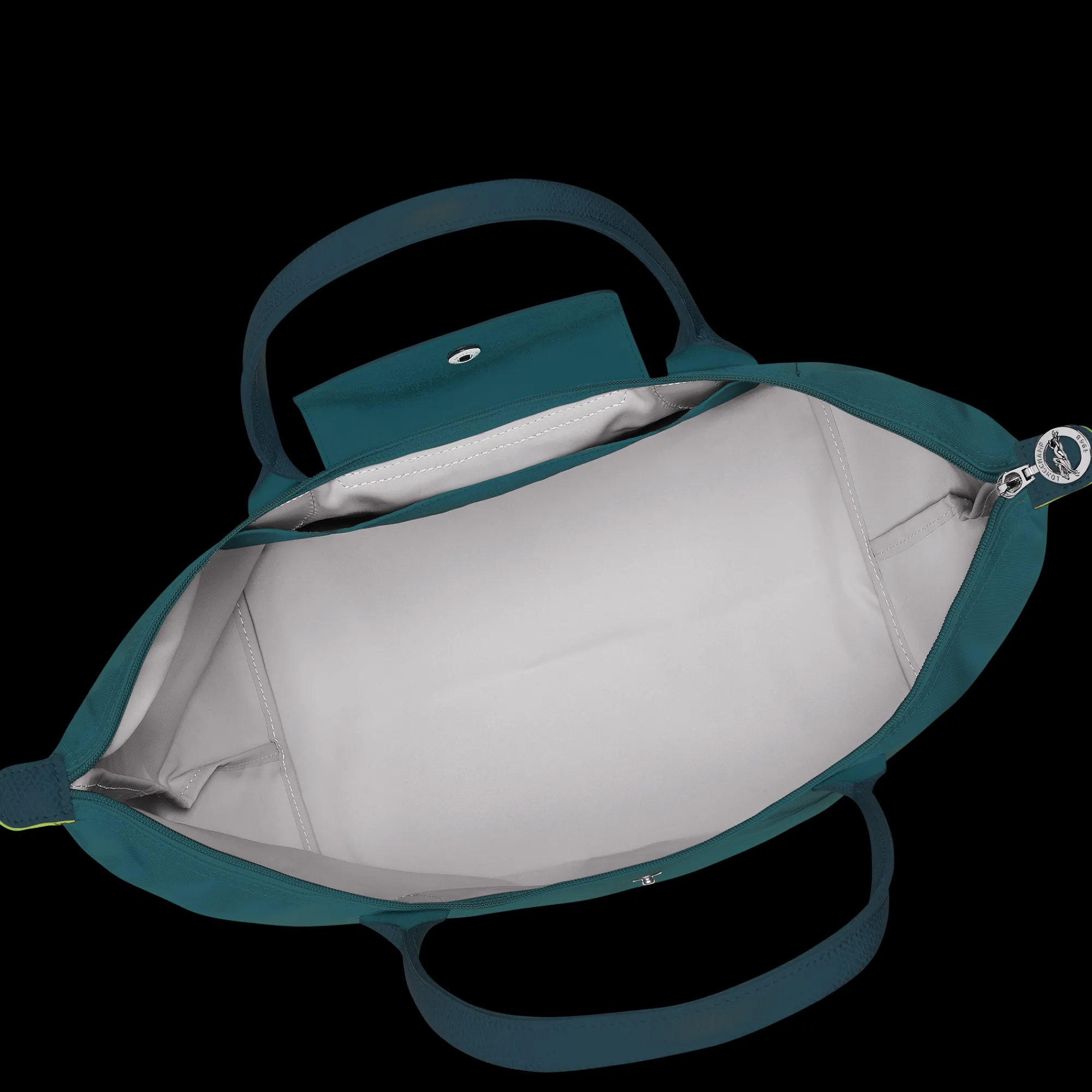 Clearance Longchamp Sac Cabas L Le Pliage Green Paon