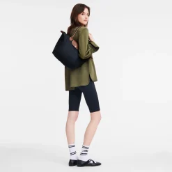 Clearance Longchamp Sac Cabas L Le Pliage Original Noir
