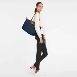 Best Longchamp Sac Cabas L Le Pliage Original Marine