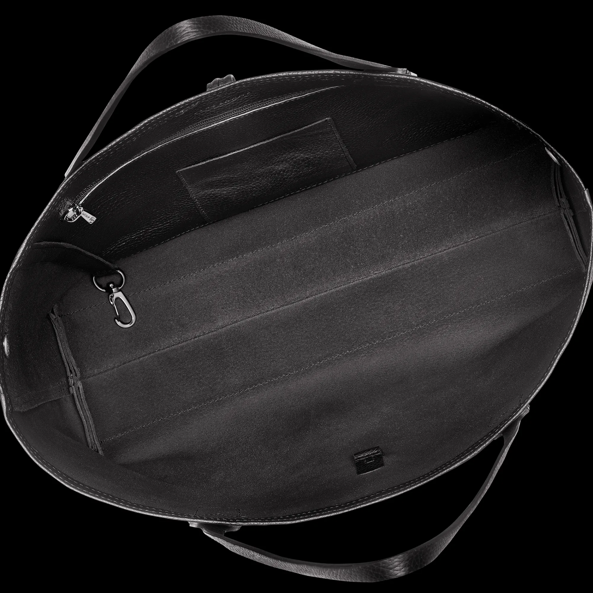 Outlet Longchamp Sac Cabas L Le Roseau Essential Noir