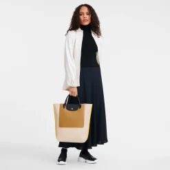 Discount Longchamp Sac Cabas M Cabas Beige