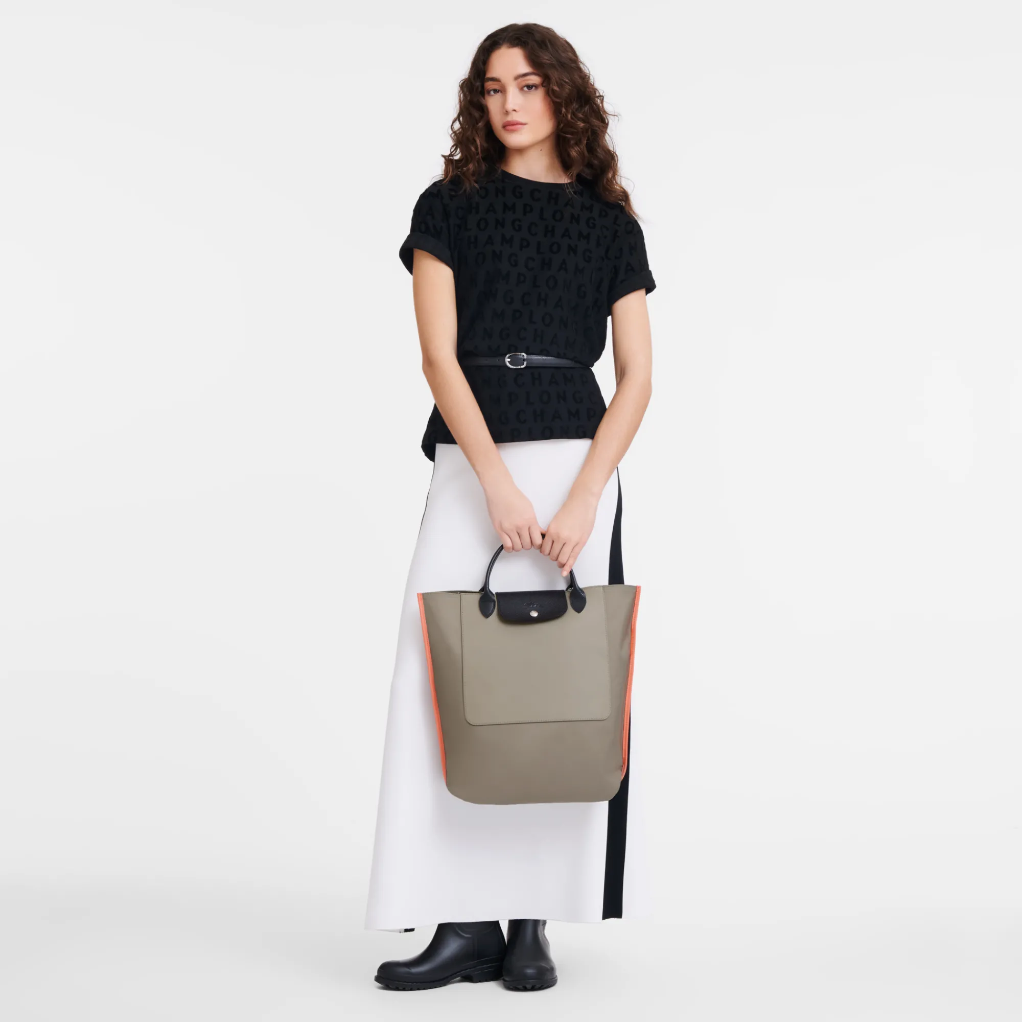 New Longchamp Sac Cabas M Cabas Argile