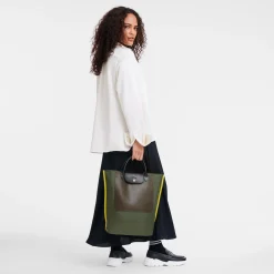 New Longchamp Sac Cabas M Cabas Kaki