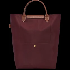 Sale Longchamp Sac Cabas M Le Pliage Bordeaux