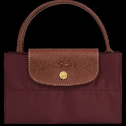 Sale Longchamp Sac Cabas M Le Pliage Bordeaux