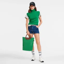 Discount Longchamp Sac Cabas M Le Pliage Vert