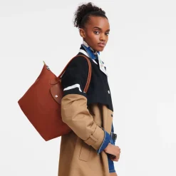 Outlet Longchamp Sac Cabas M Le Pliage Green Châtaigne