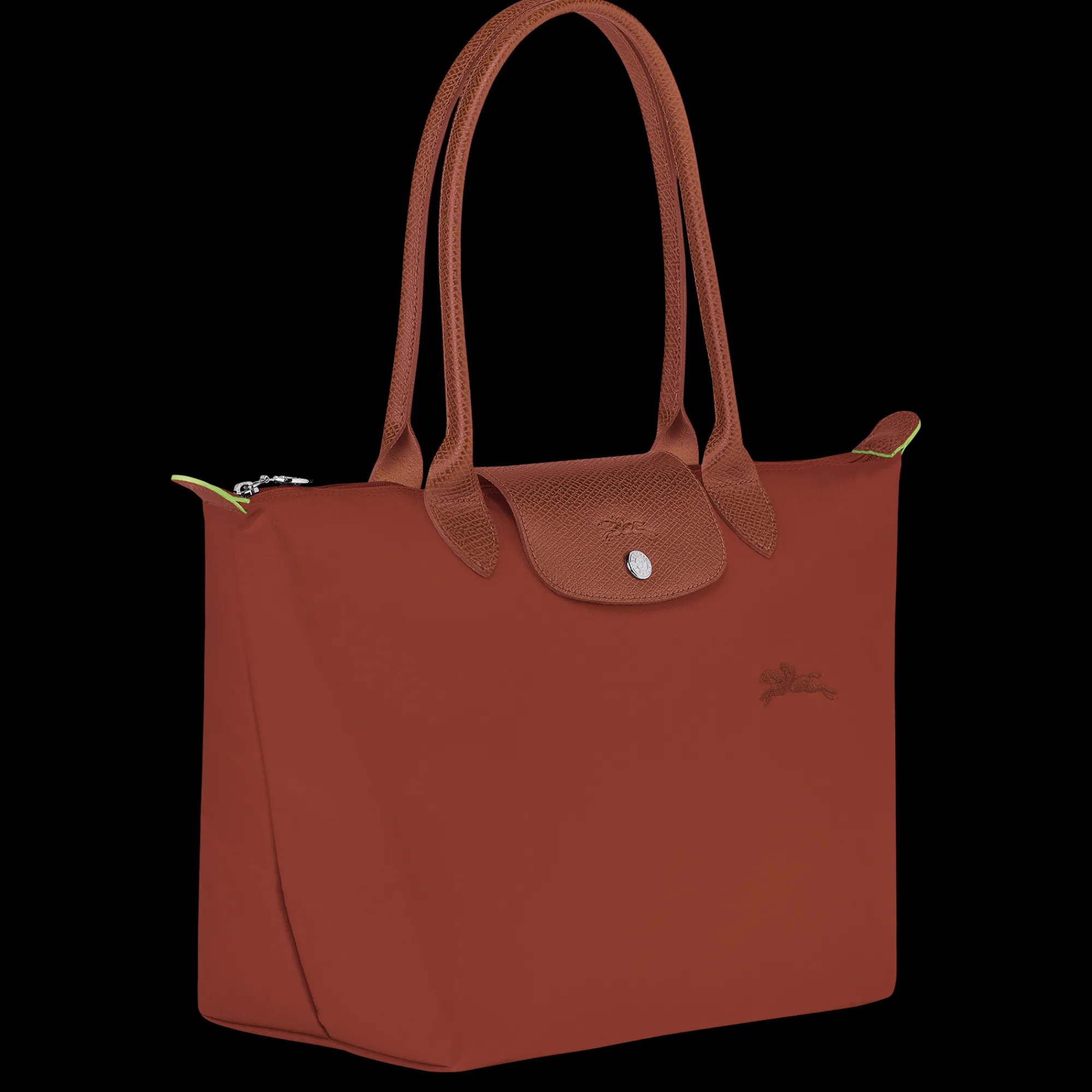 Outlet Longchamp Sac Cabas M Le Pliage Green Châtaigne