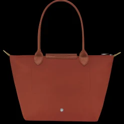 Outlet Longchamp Sac Cabas M Le Pliage Green Châtaigne