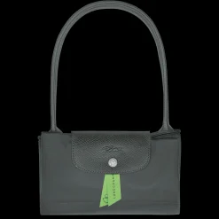 Best Longchamp Sac Cabas M Le Pliage Green Graphite
