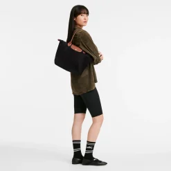Outlet Longchamp Sac Cabas M Le Pliage Original Noir