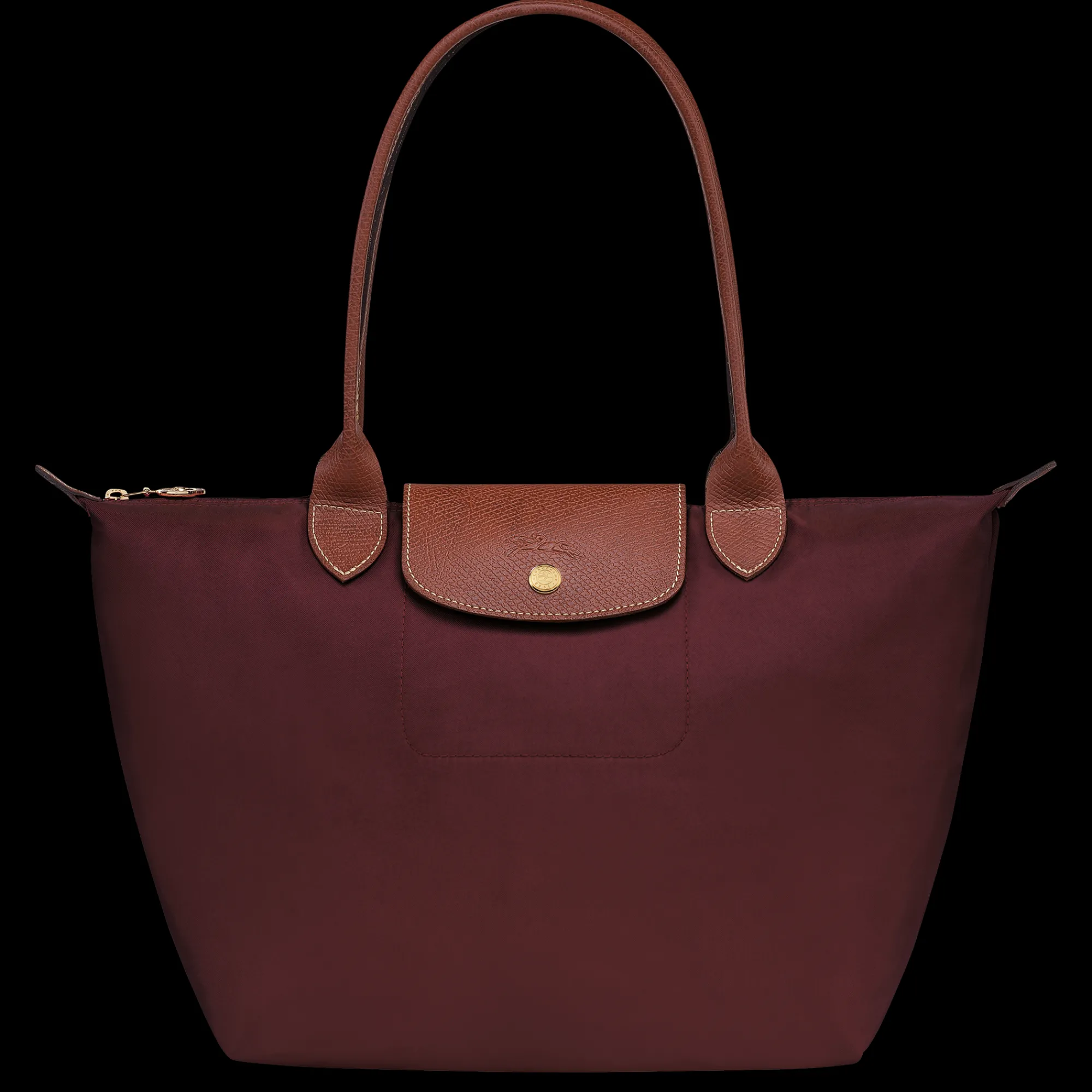 Clearance Longchamp Sac Cabas M Le Pliage Original Bordeaux