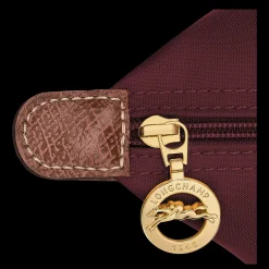 Clearance Longchamp Sac Cabas M Le Pliage Original Bordeaux