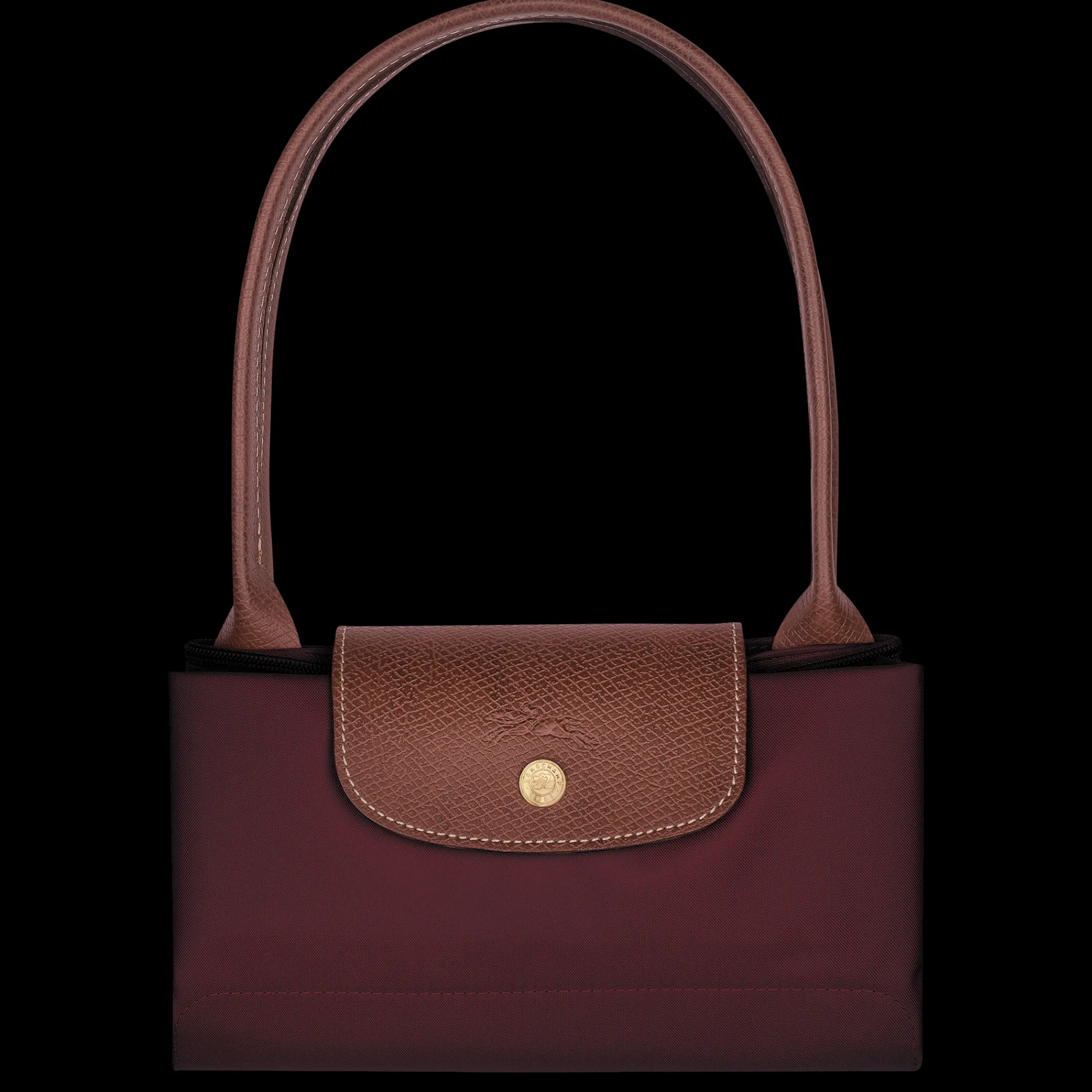 Clearance Longchamp Sac Cabas M Le Pliage Original Bordeaux