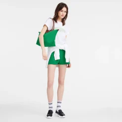 Sale Longchamp Sac Cabas M Le Pliage Original Vert
