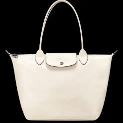 Hot Longchamp Sac Cabas M Le Pliage Xtra Ecru