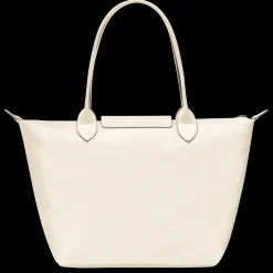 Hot Longchamp Sac Cabas M Le Pliage Xtra Ecru