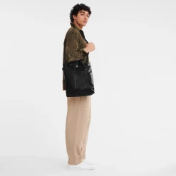 Outlet Longchamp Sac Cabas M Parisis Noir