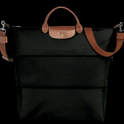 Online Longchamp Sac De Voyage Extensible Le Pliage Original Noir