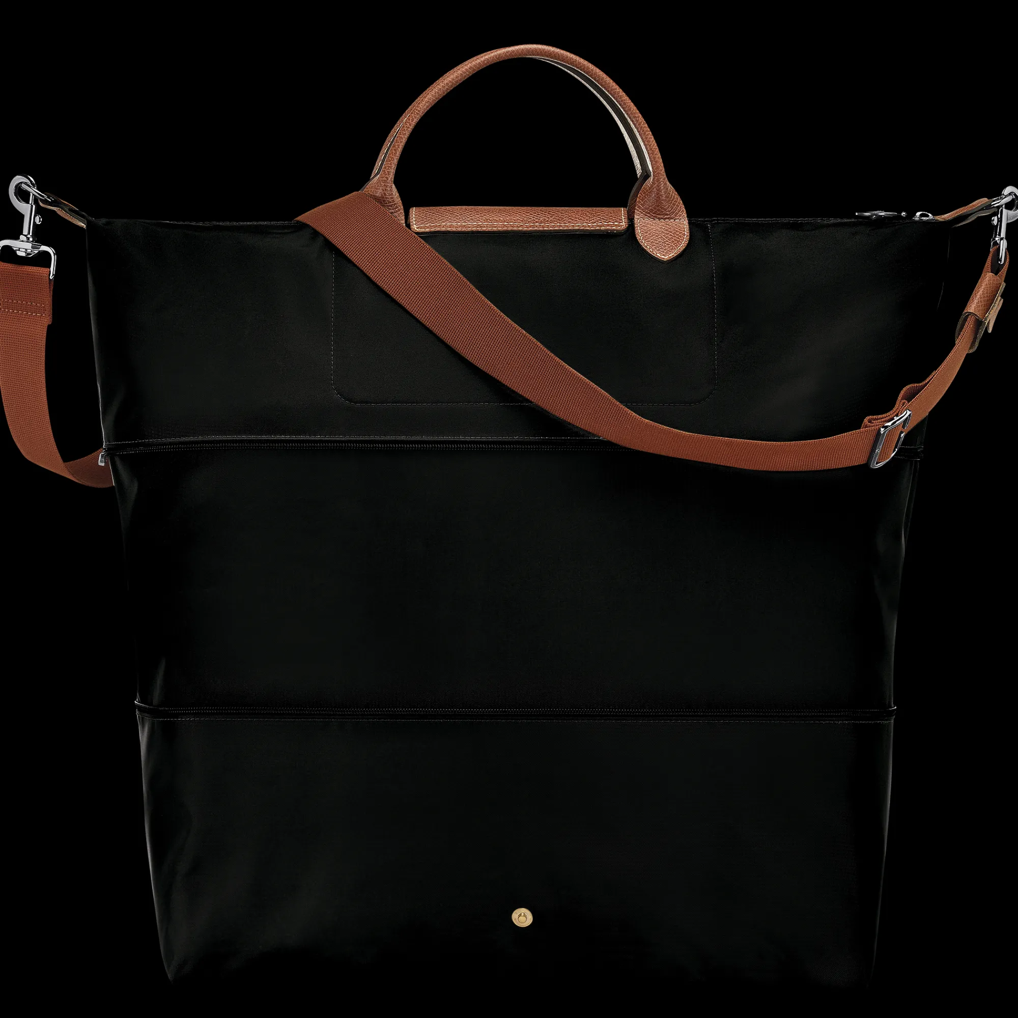 Online Longchamp Sac De Voyage Extensible Le Pliage Original Noir