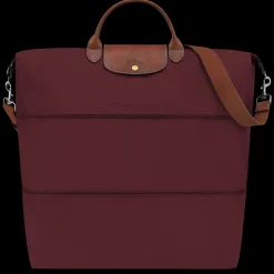 Discount Longchamp Sac De Voyage Extensible Le Pliage Original Bordeaux