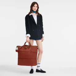 Discount Longchamp Sac De Voyage Extensible Le Pliage Green Châtaigne