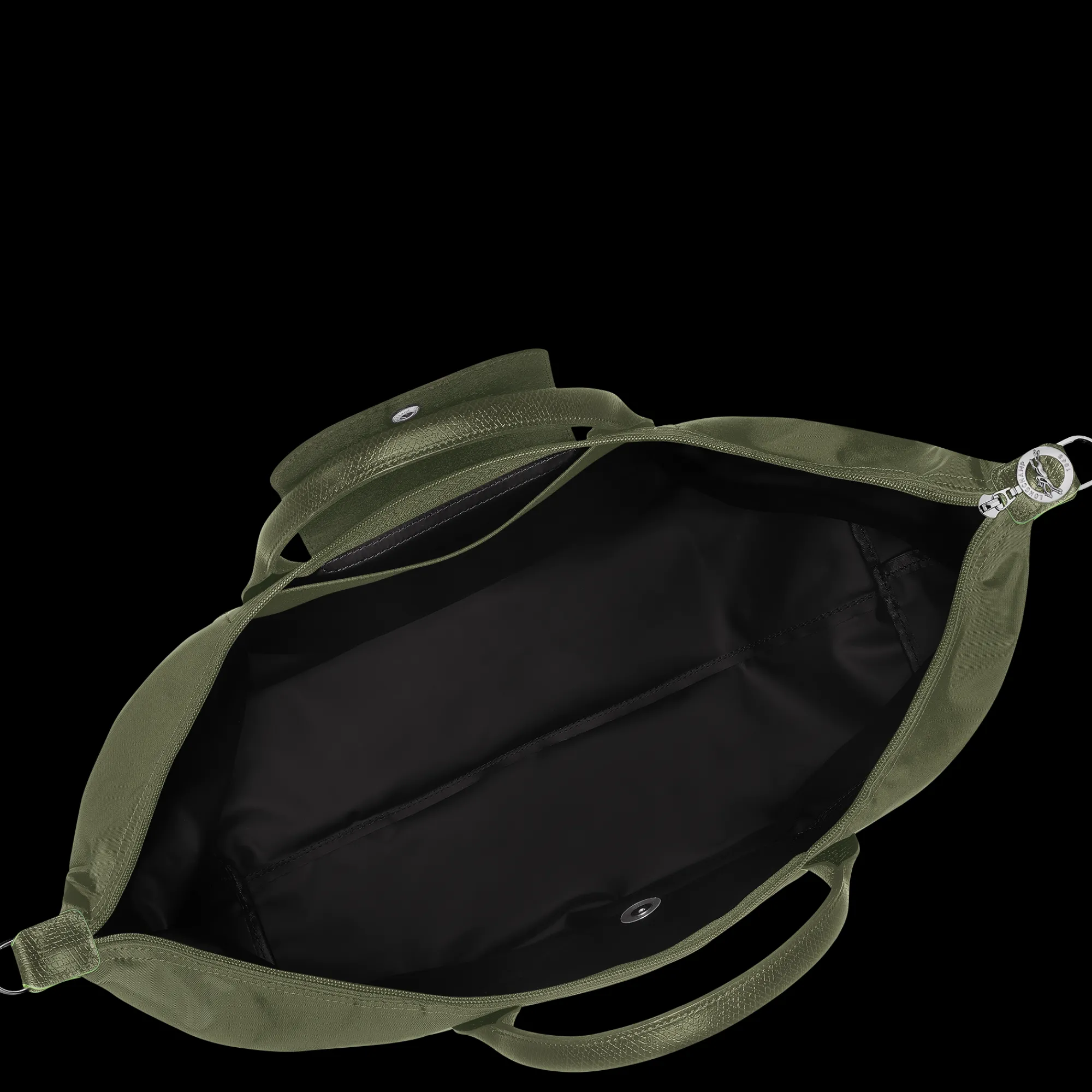 Sale Longchamp Sac De Voyage Extensible Le Pliage Green Forêt