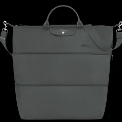 Hot Longchamp Sac De Voyage Extensible Le Pliage Green Graphite