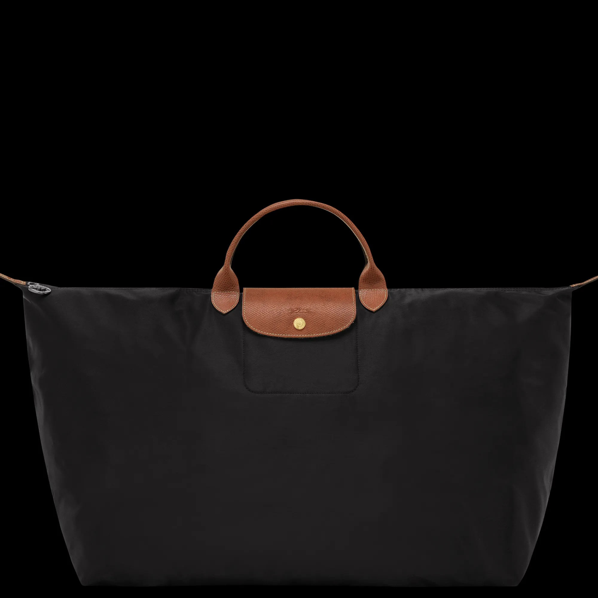 Hot Longchamp Sac De Voyage M Le Pliage Original Noir