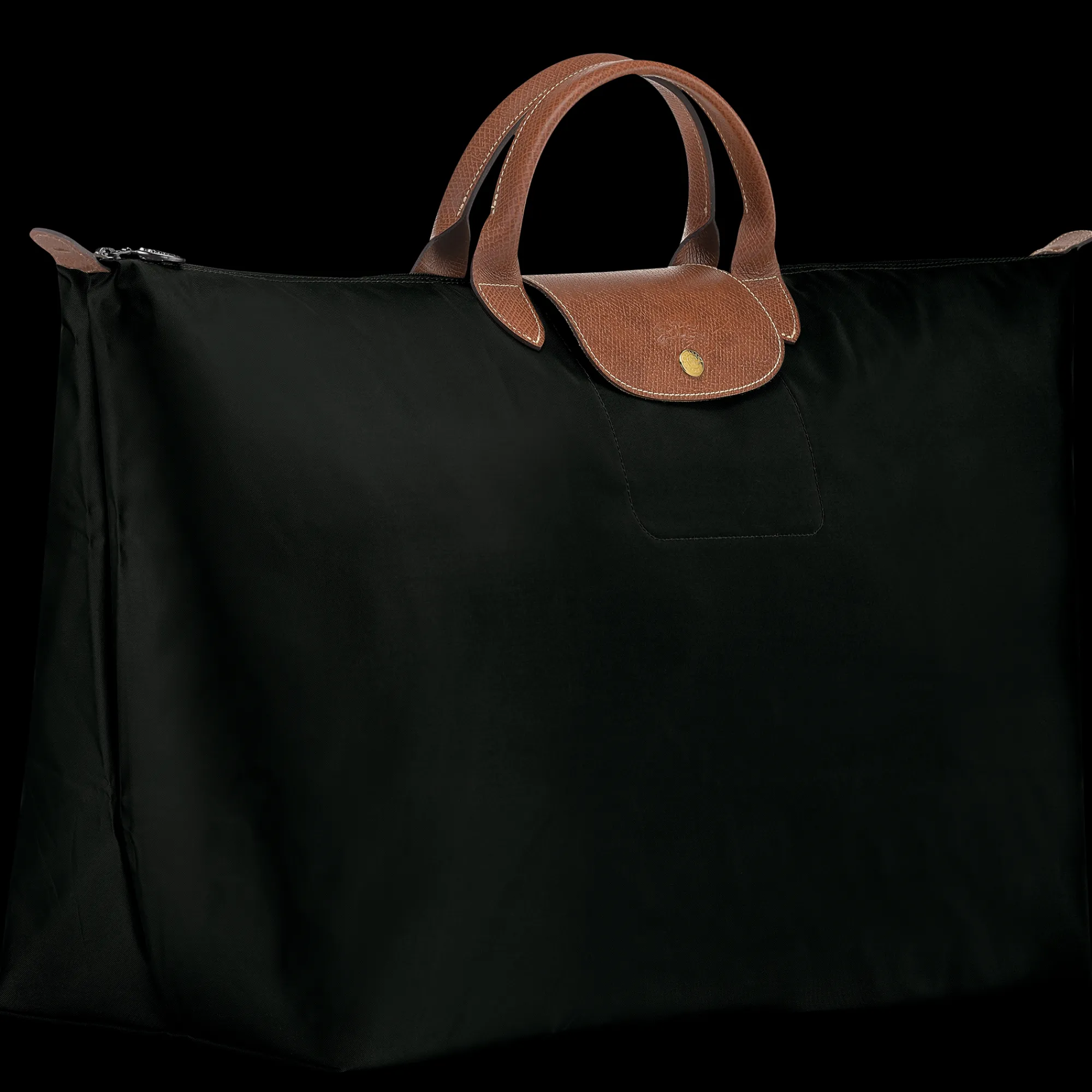 Hot Longchamp Sac De Voyage M Le Pliage Original Noir
