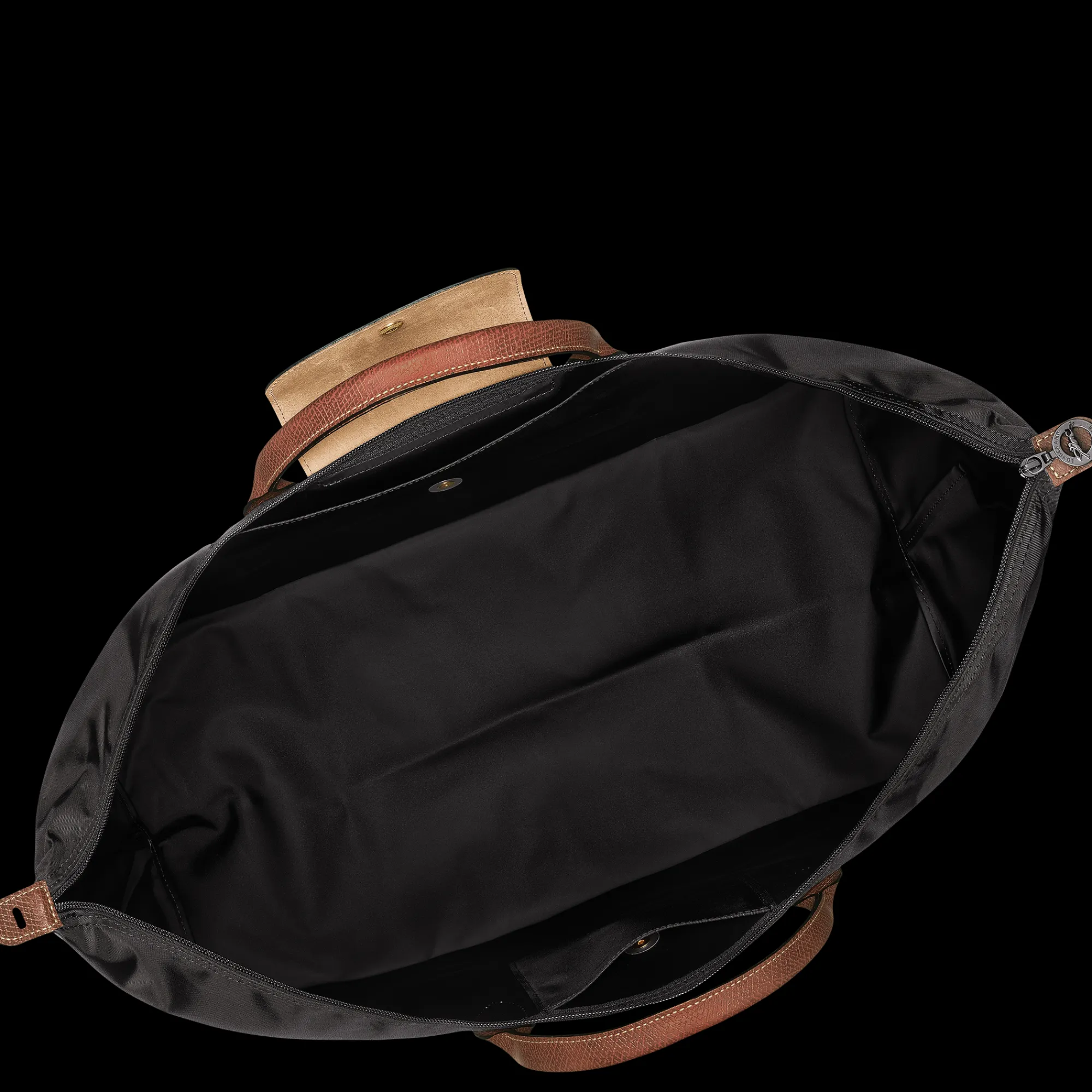 Hot Longchamp Sac De Voyage M Le Pliage Original Noir