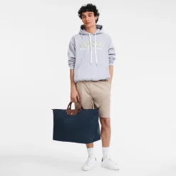 Outlet Longchamp Sac De Voyage M Le Pliage Original Marine