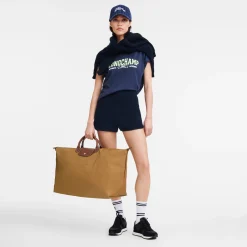 Longchamp Sac De Voyage M Le Pliage Original Chamois