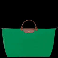 Outlet Longchamp Sac De Voyage M Le Pliage Original Vert