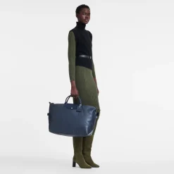 Discount Longchamp Sac De Voyage S Le Foulonné Navy