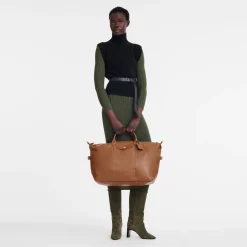 Hot Longchamp Sac De Voyage S Le Foulonné Caramel