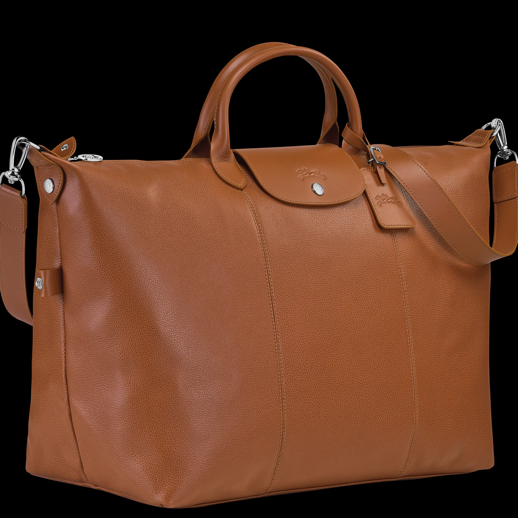 Hot Longchamp Sac De Voyage S Le Foulonné Caramel