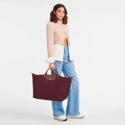 Outlet Longchamp Sac De Voyage S Le Pliage Original Bordeaux