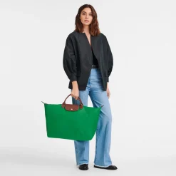 Online Longchamp Sac De Voyage S Le Pliage Original Vert