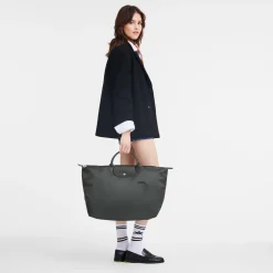 Online Longchamp Sac De Voyage S Le Pliage Green Graphite