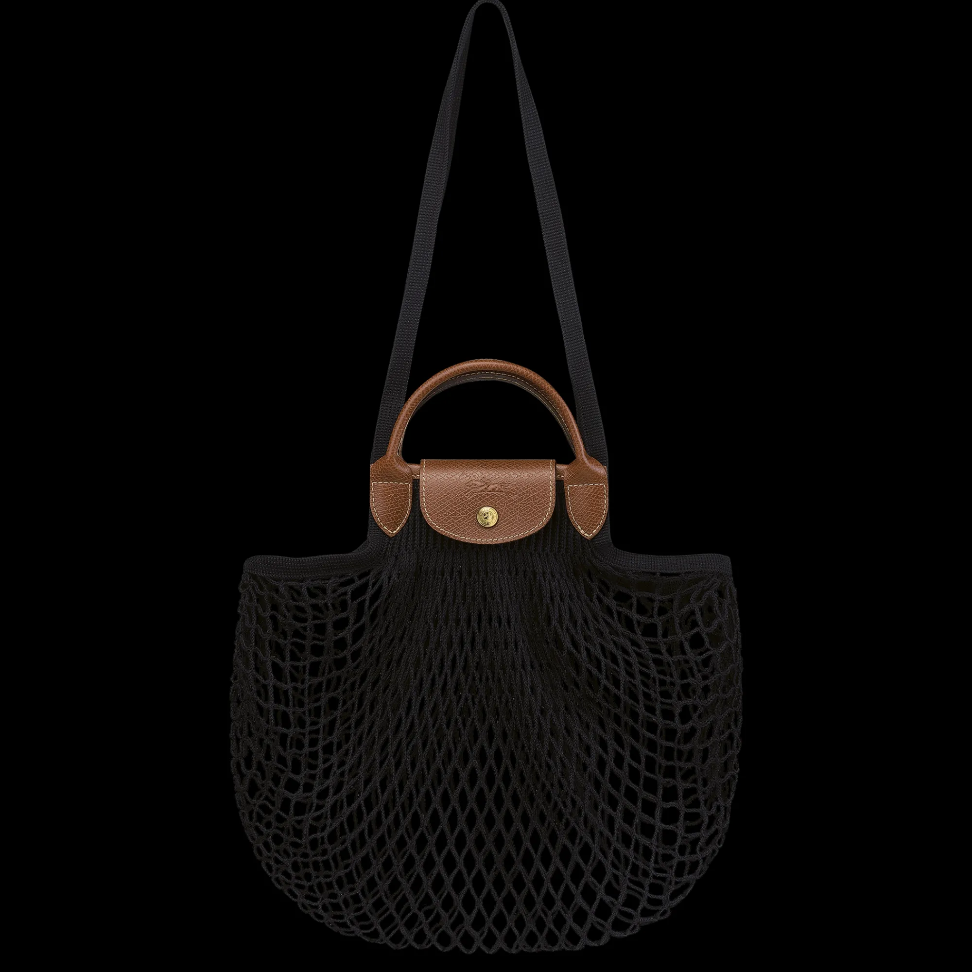 Sale Longchamp Sac Filet L Le Pliage Filet Noir