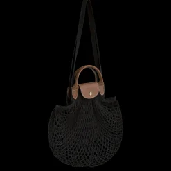 Sale Longchamp Sac Filet L Le Pliage Filet Noir