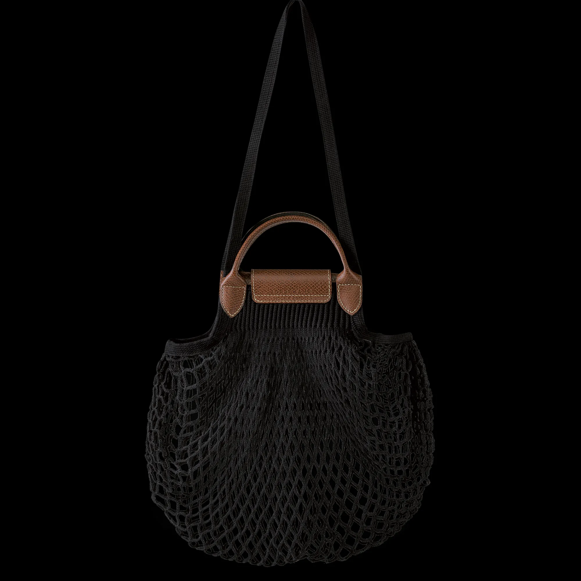 Sale Longchamp Sac Filet L Le Pliage Filet Noir