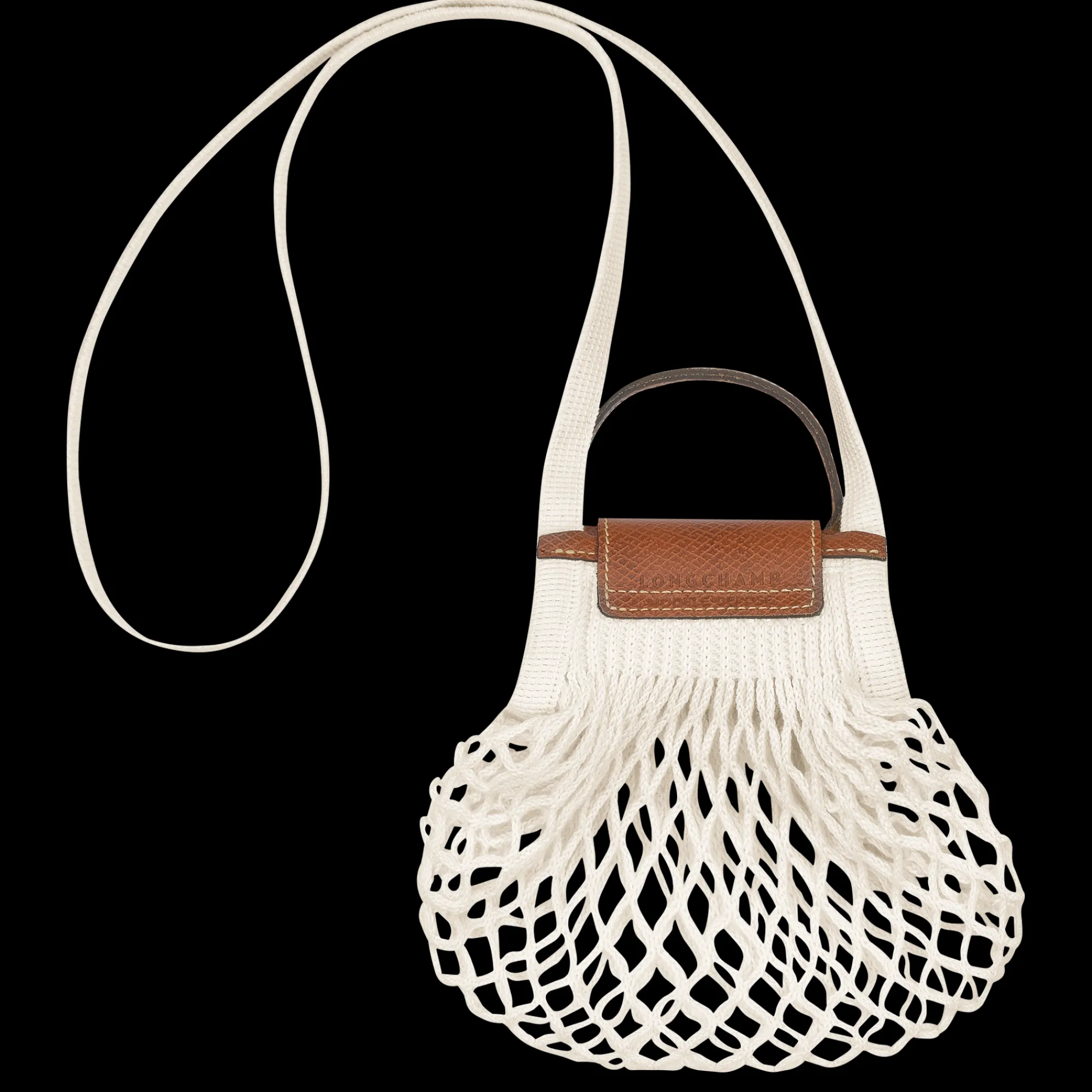 Outlet Longchamp Sac Filet XS Le Pliage Filet Ecru