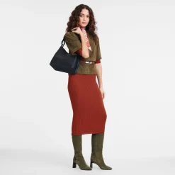 Longchamp Sac Porté épaule M Le Foulonné Noir