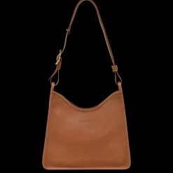Outlet Longchamp Sac Porté épaule M Le Foulonné Caramel