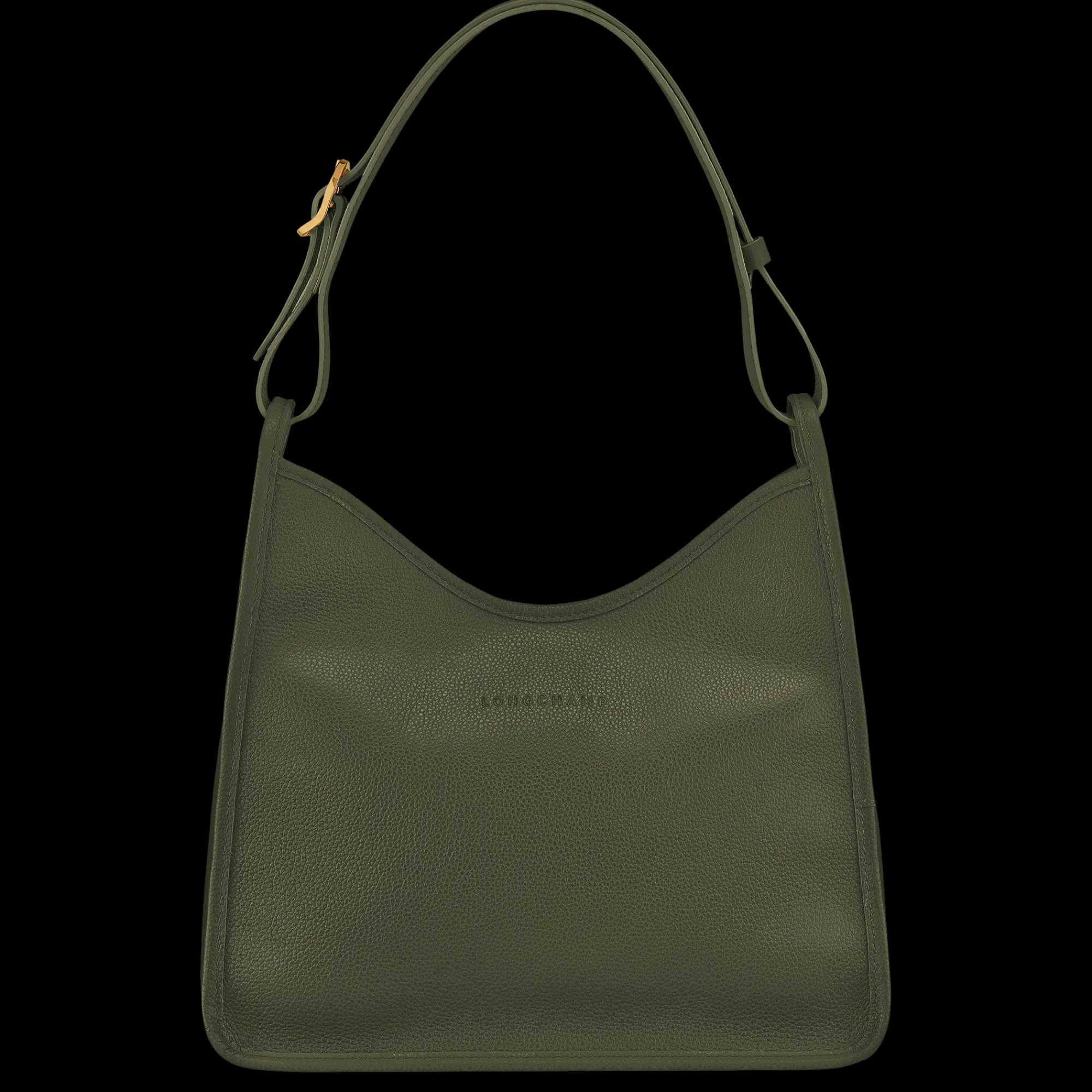 Clearance Longchamp Sac Porté épaule M Le Foulonné Kaki