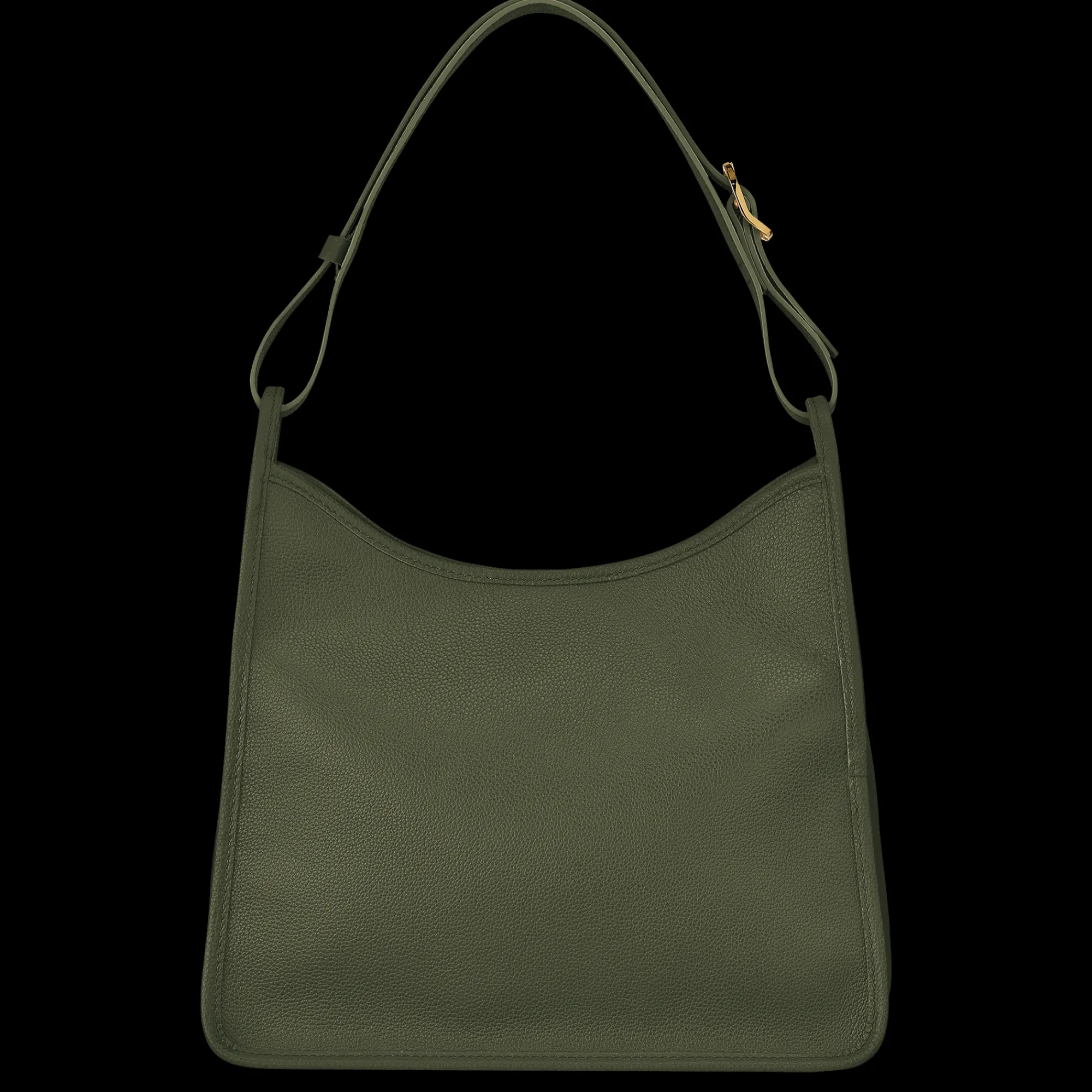 Clearance Longchamp Sac Porté épaule M Le Foulonné Kaki