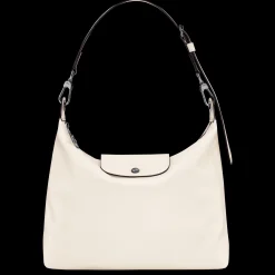 Clearance Longchamp Sac Porté épaule M Le Pliage Xtra Ecru