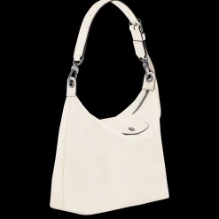 Clearance Longchamp Sac Porté épaule M Le Pliage Xtra Ecru